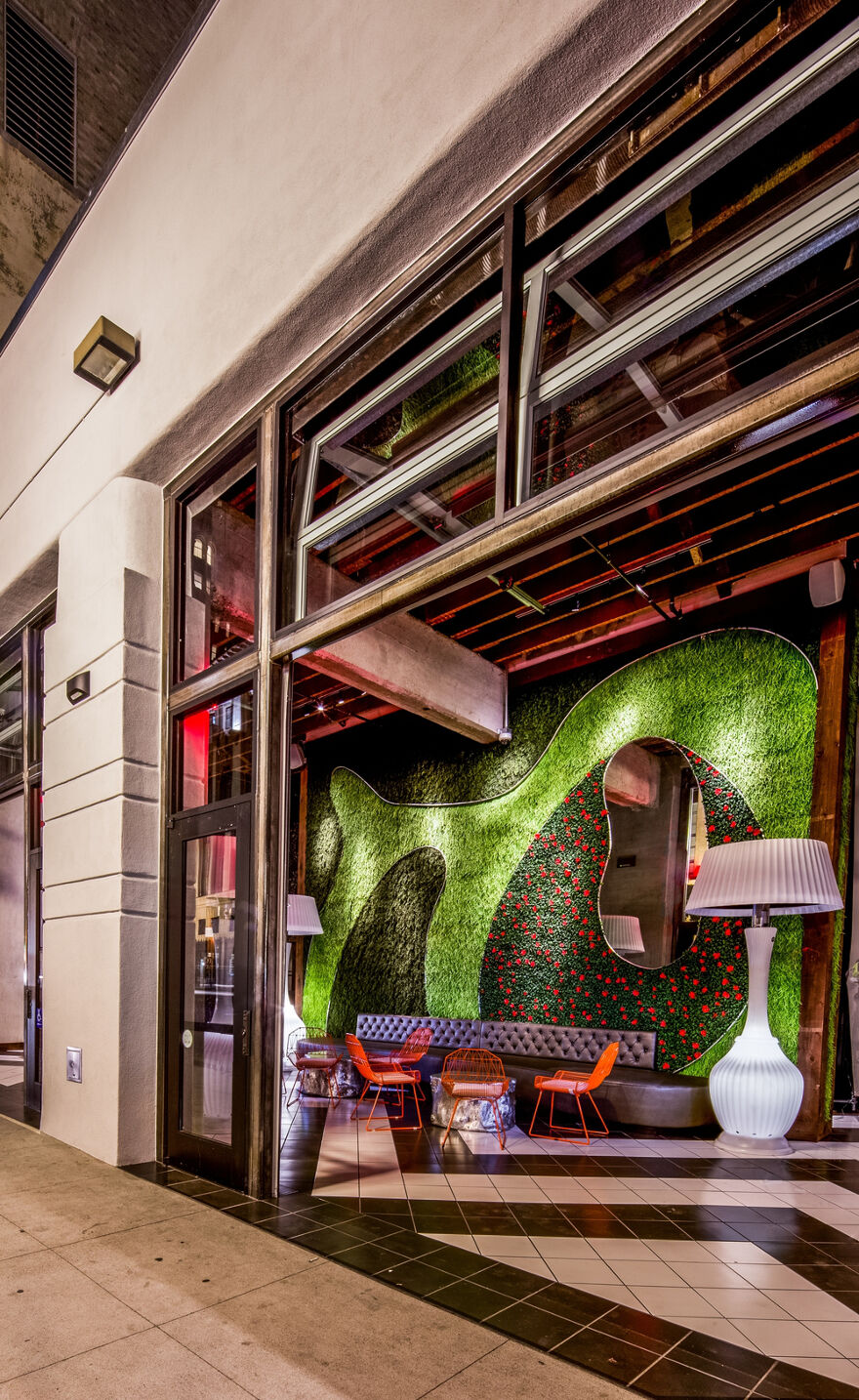 圣地亚哥Parq餐厅设计与酒吧设计巧妙结合