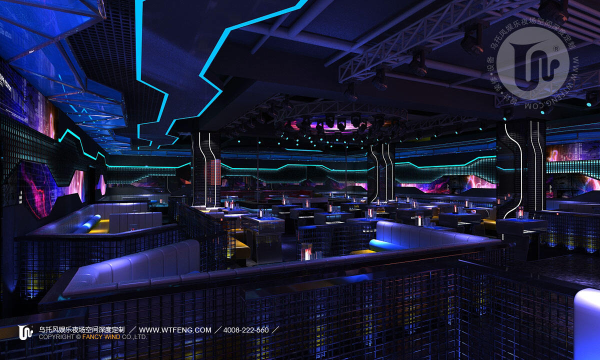 大型酒吧设计效果模拟图