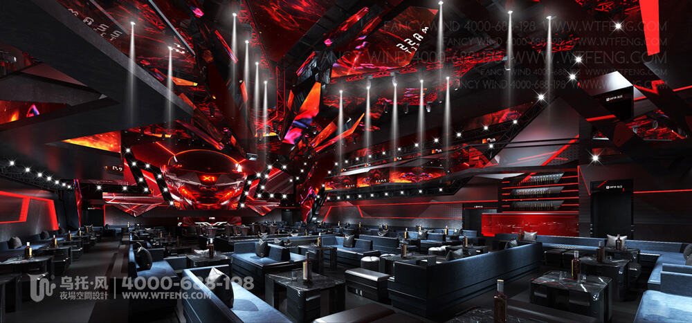 新疆阿克苏VISTE酒吧设计效果图-大厅